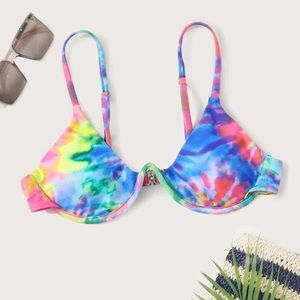 Tie dye bikini top